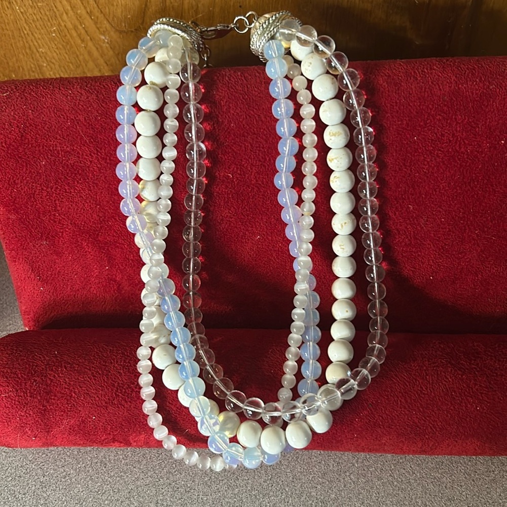 4-strand bead necklace
